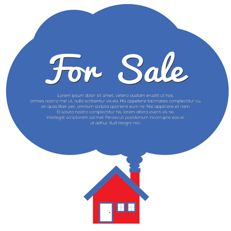 Home For Sale Vector Illustrationのイラスト素材