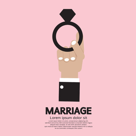 Marriage Ring Vector Illustrationのイラスト素材