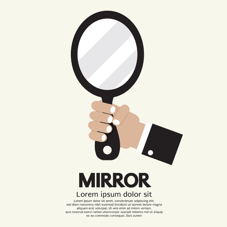 Mirror Vector Illustrationのイラスト素材