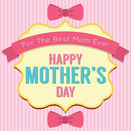 Happy Mother s Day Vector Illustrationのイラスト素材