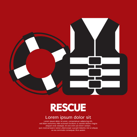 Rescue Item Vector Illustrationのイラスト素材
