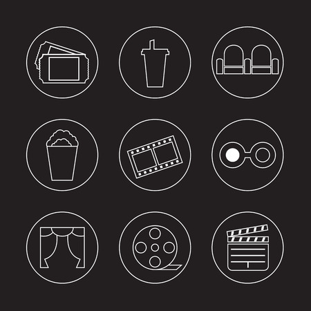 Cinema Iconsのイラスト素材