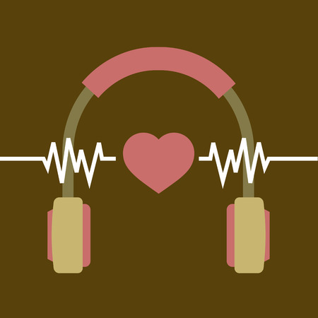 Headphone Vector Illustrationのイラスト素材