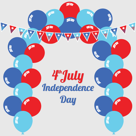 Fourth of July Independence Dayのイラスト素材