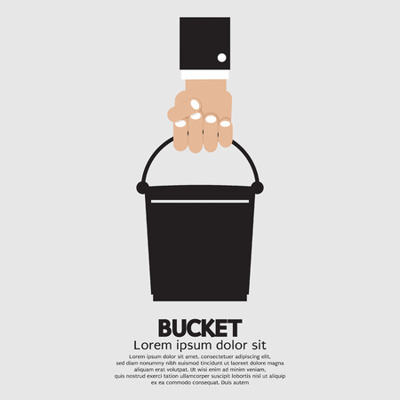 Bucket Vector Illustrationのイラスト素材