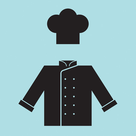 Chef Hat and Shirt Vector Illustration のイラスト素材