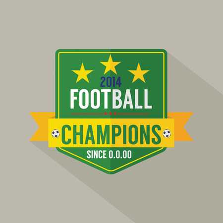 Soccer or Football Champions Badgeのイラスト素材