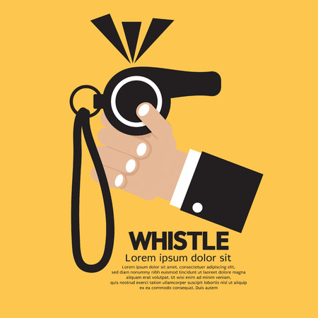 Whistle Vector Illustrationのイラスト素材