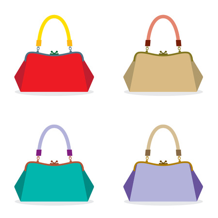 Women Bags Vector Illustrationのイラスト素材