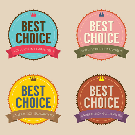 Set of Vintage Retro Labelsのイラスト素材