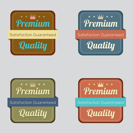 Set of Vintage Retro Labelsのイラスト素材