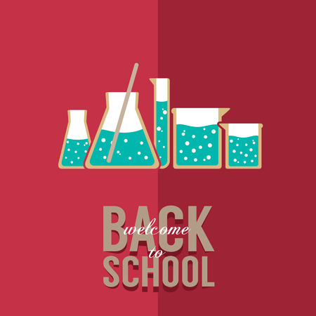 Back to School Concept Illustrationのイラスト素材
