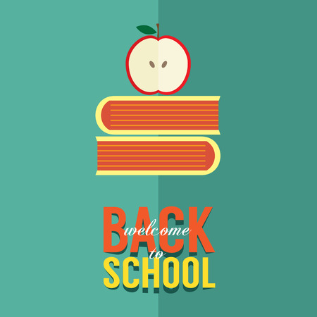Back to School Concept Illustrationのイラスト素材