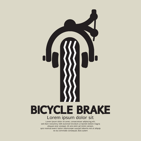 Bicycle Brake Graphic Vector Illustrationのイラスト素材