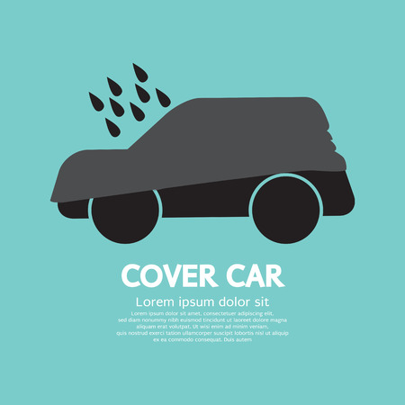 Car Cover Graphic Vector Illustrationのイラスト素材