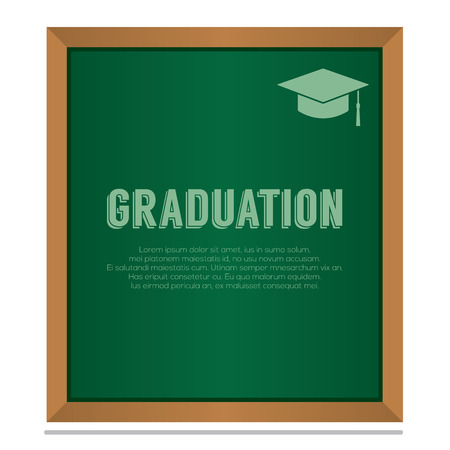 Graduation On Board Education Concept Vector Illustrationのイラスト素材