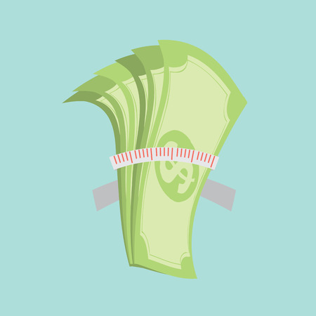 Money Saving, The Austerity Concept Vector Illustrationのイラスト素材