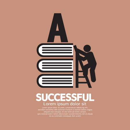 Graphic Symbol Conceptual Ideas Of Successful Vector Illustrationのイラスト素材
