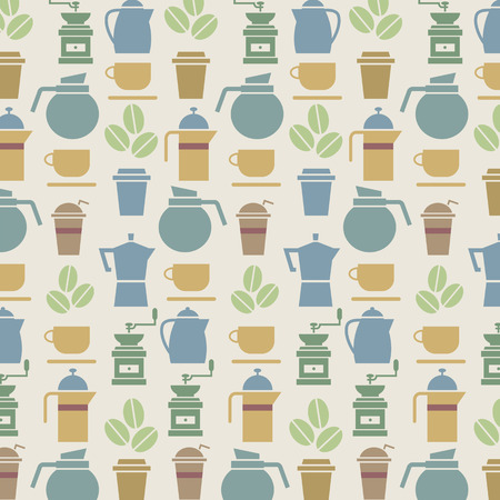 Coffee Lover Background Illustrationのイラスト素材