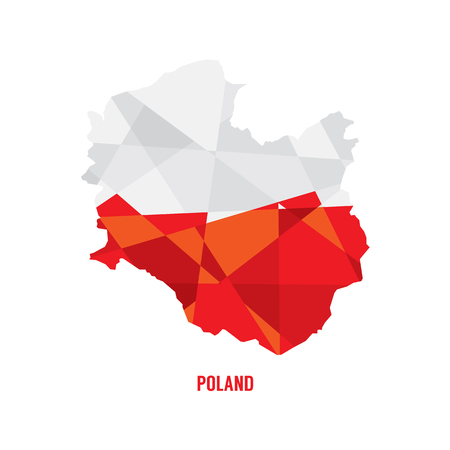 Map of Poland Vector Illustrationのイラスト素材