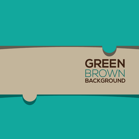 Green Brown Graphic Background Vector Illustrationのイラスト素材