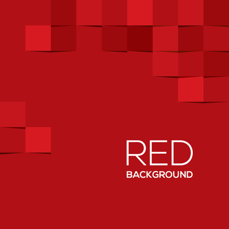 Red Graphic Background Vector Illustrationのイラスト素材