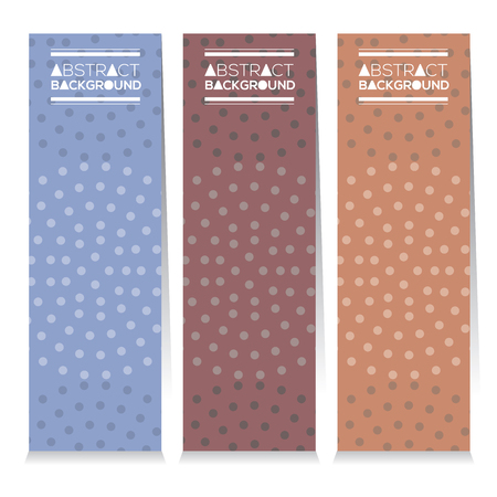 Vertical Banner Set Of Three Graphic Vintage Theme Vector Illustrationのイラスト素材