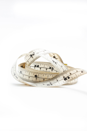 Measure Tape Isolated On White Background