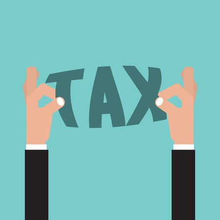 Hand Holding Envelope With Text I Quit Job. Resignation Letter Concept Vector Illustrationのイラスト素材