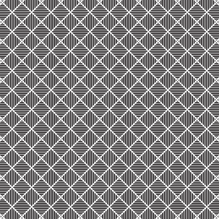 Stylish Illusion Black And White Geometric Graphic Pattern Vector Illustrationのイラスト素材