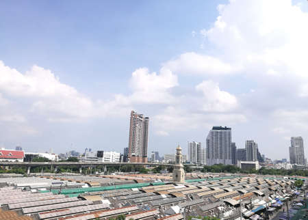 Bangkok Thailand July 2021 Top view Chatuchak Weekend Market, Chatuchak Weekend Market it is the...
