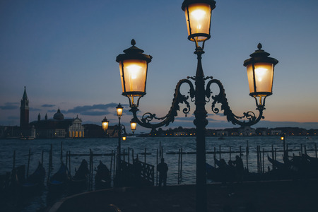 Evening in Veneziaの写真素材