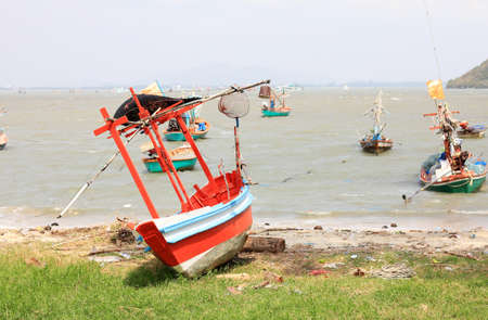 Local fishing boatsの写真素材