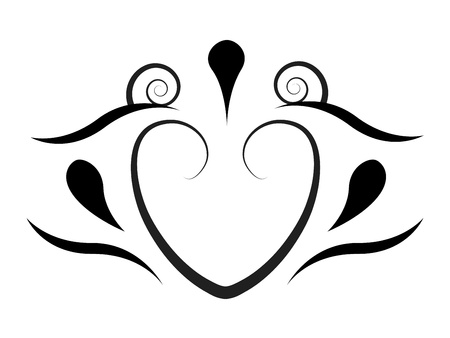 Tattoo heartsのイラスト素材