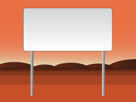 empty billboardのイラスト素材