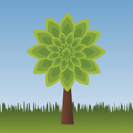 abstract treeのイラスト素材