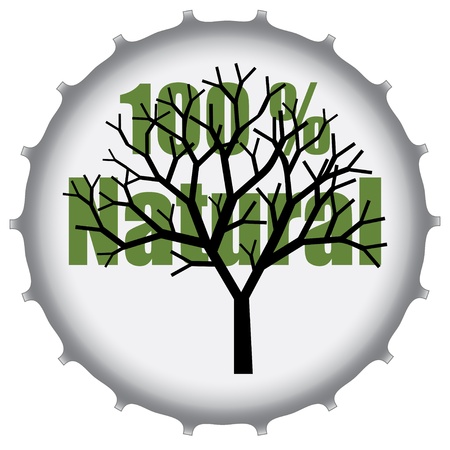 vector bottle capのイラスト素材