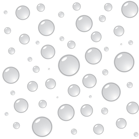 water bubbles seamlessのイラスト素材