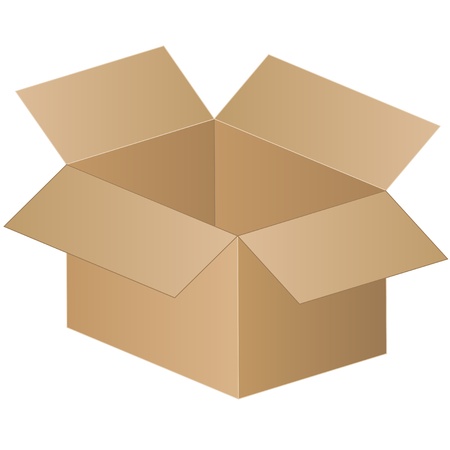 shipping box - vectorのイラスト素材