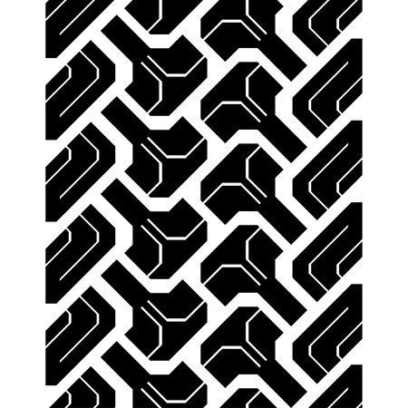 seamless trace of the off-road tyreのイラスト素材