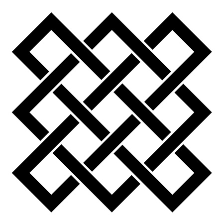 vector endless celtic knotのイラスト素材