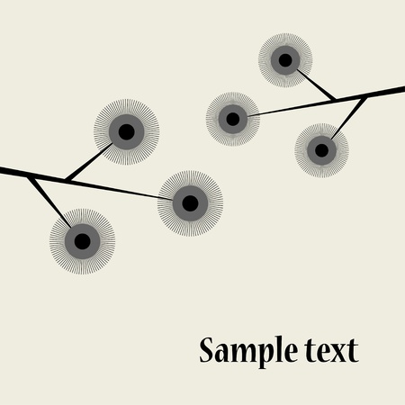 vector abstract branchesのイラスト素材