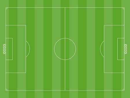 vector football fieldのイラスト素材