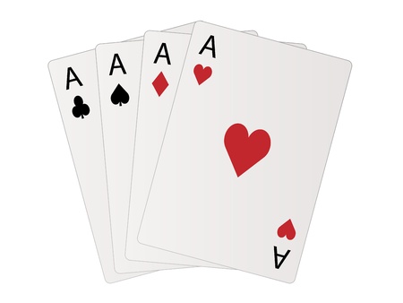 vector aces isolated