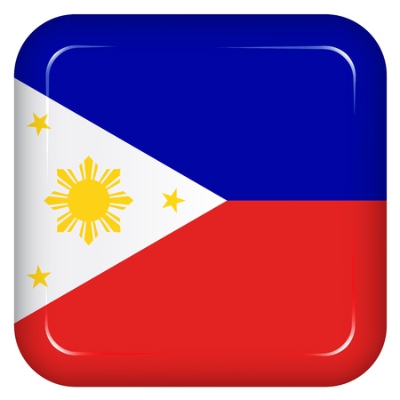 Vector philippines flagのイラスト素材