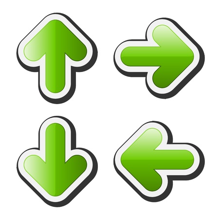 vector arrowsのイラスト素材