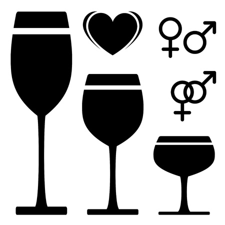 vector black symbolsのeditorial素材