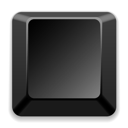 vector blank black keyのイラスト素材