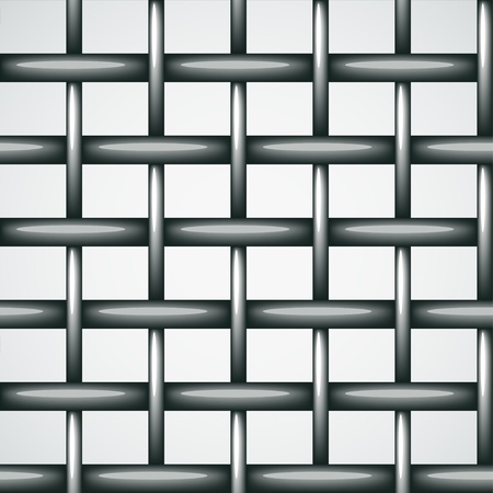 vector wire fence seamless backgroundのイラスト素材