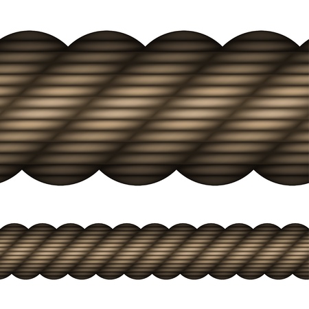 vector seamless ropeのイラスト素材